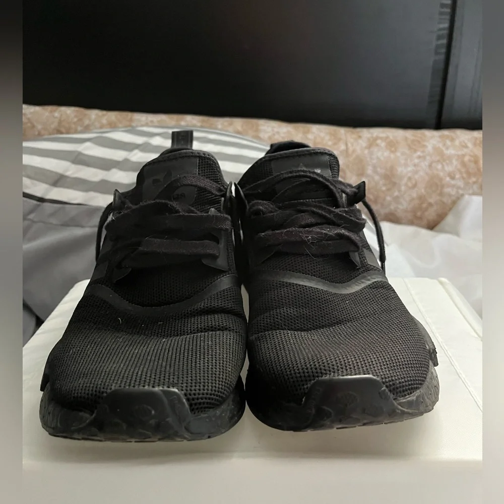 Adidas NMD R1 “Triple Black” 2019, No Box, Used - Picture 3 of 7